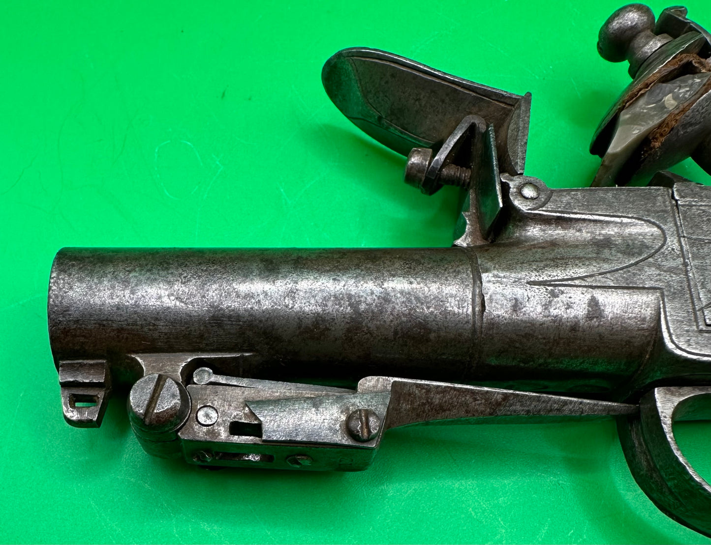 Flintlock Bayonet Pocket Pistol By G & J Wallis - Hull