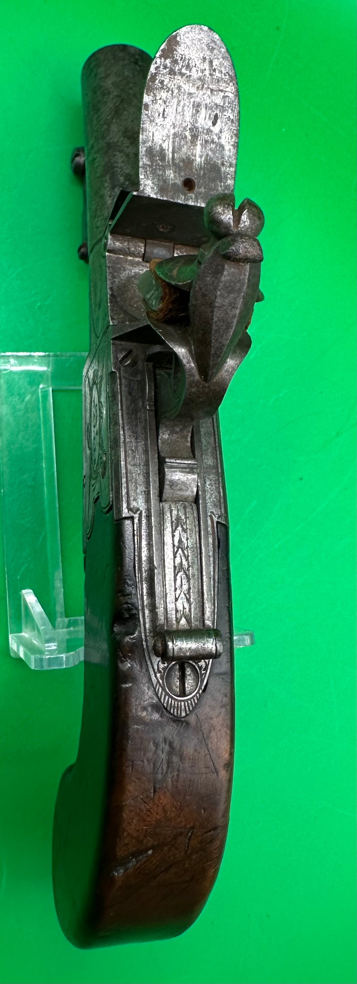 Flintlock Bayonet Pocket Pistol By G & J Wallis - Hull