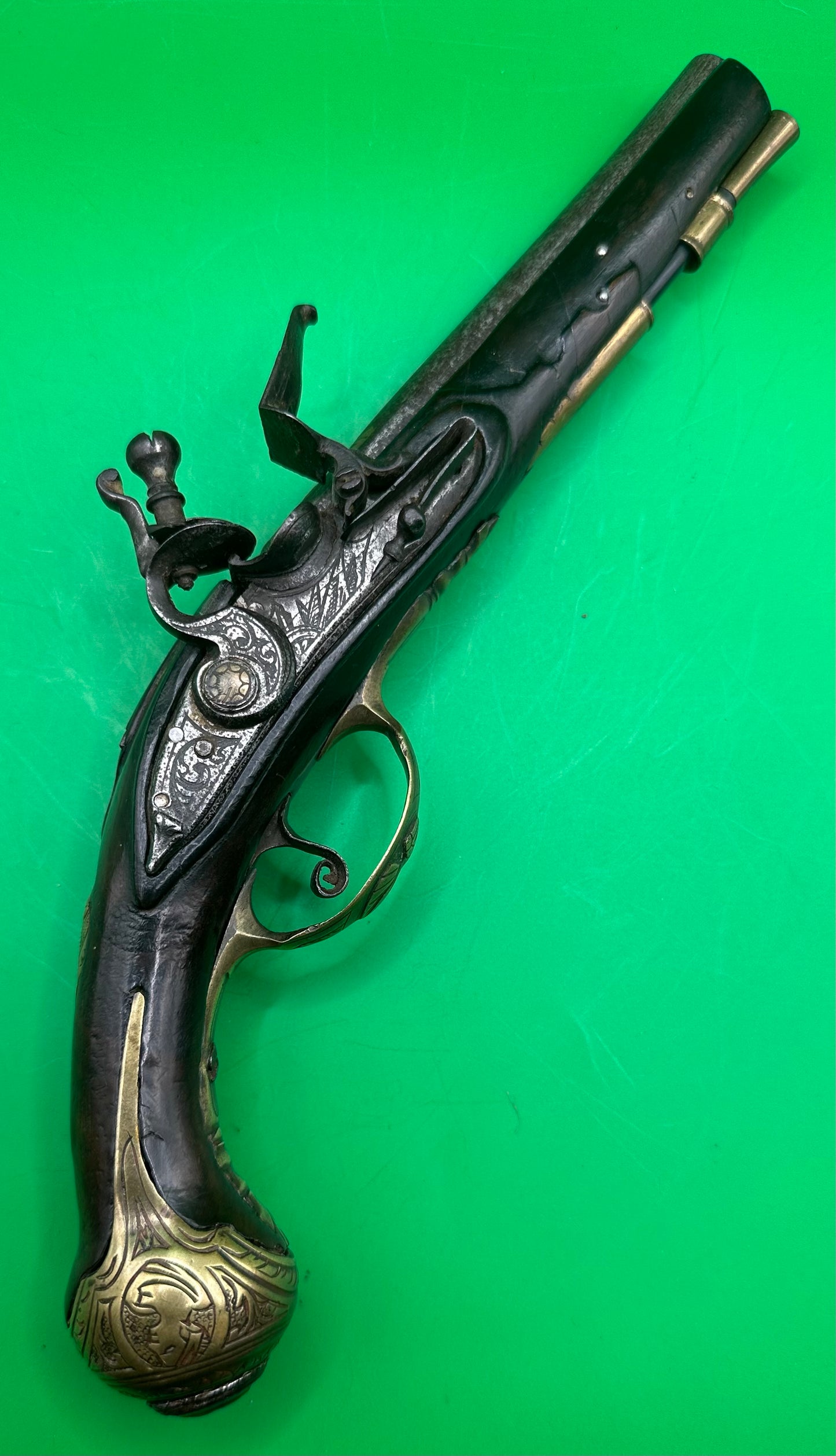Unusually Small Ottoman Travelling Flintlock Pistol