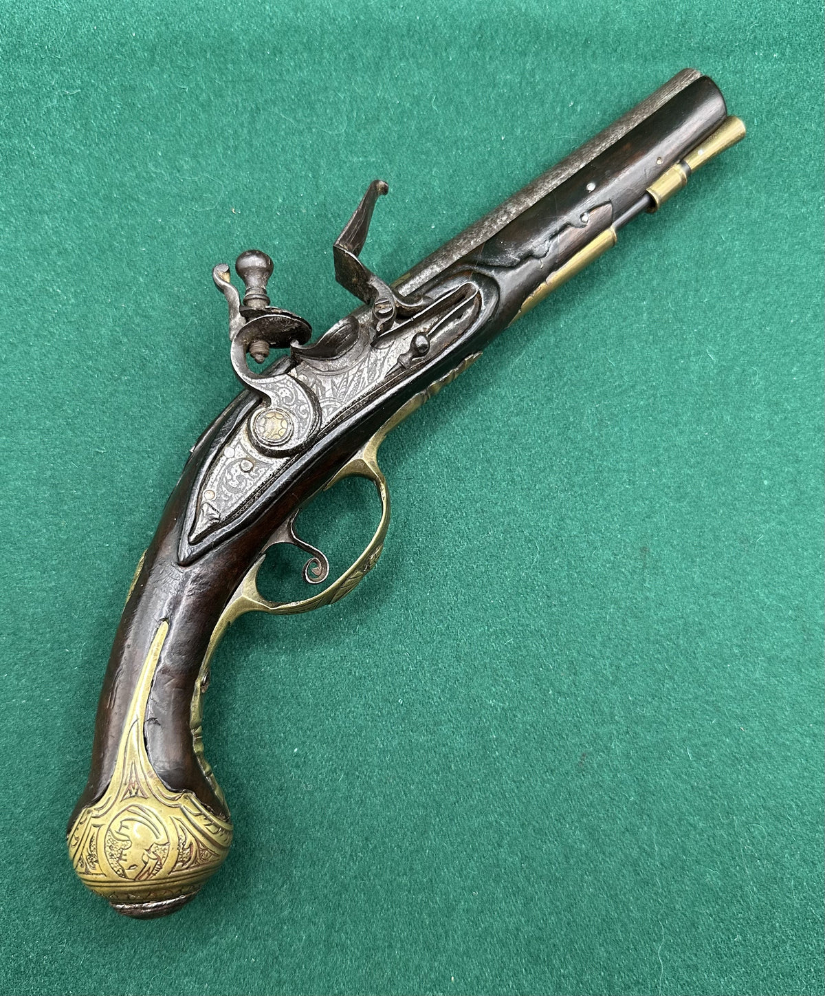 Beautiful Italian Flintlock Traveling Pistol