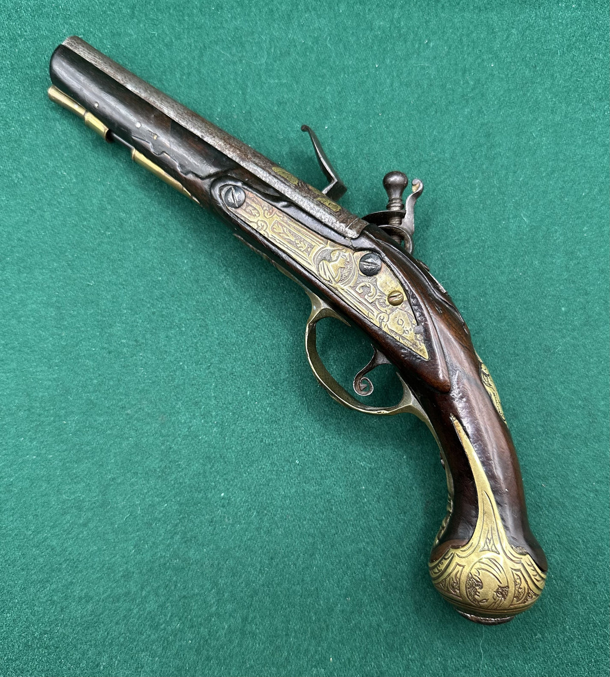 Beautiful Italian Flintlock Traveling Pistol