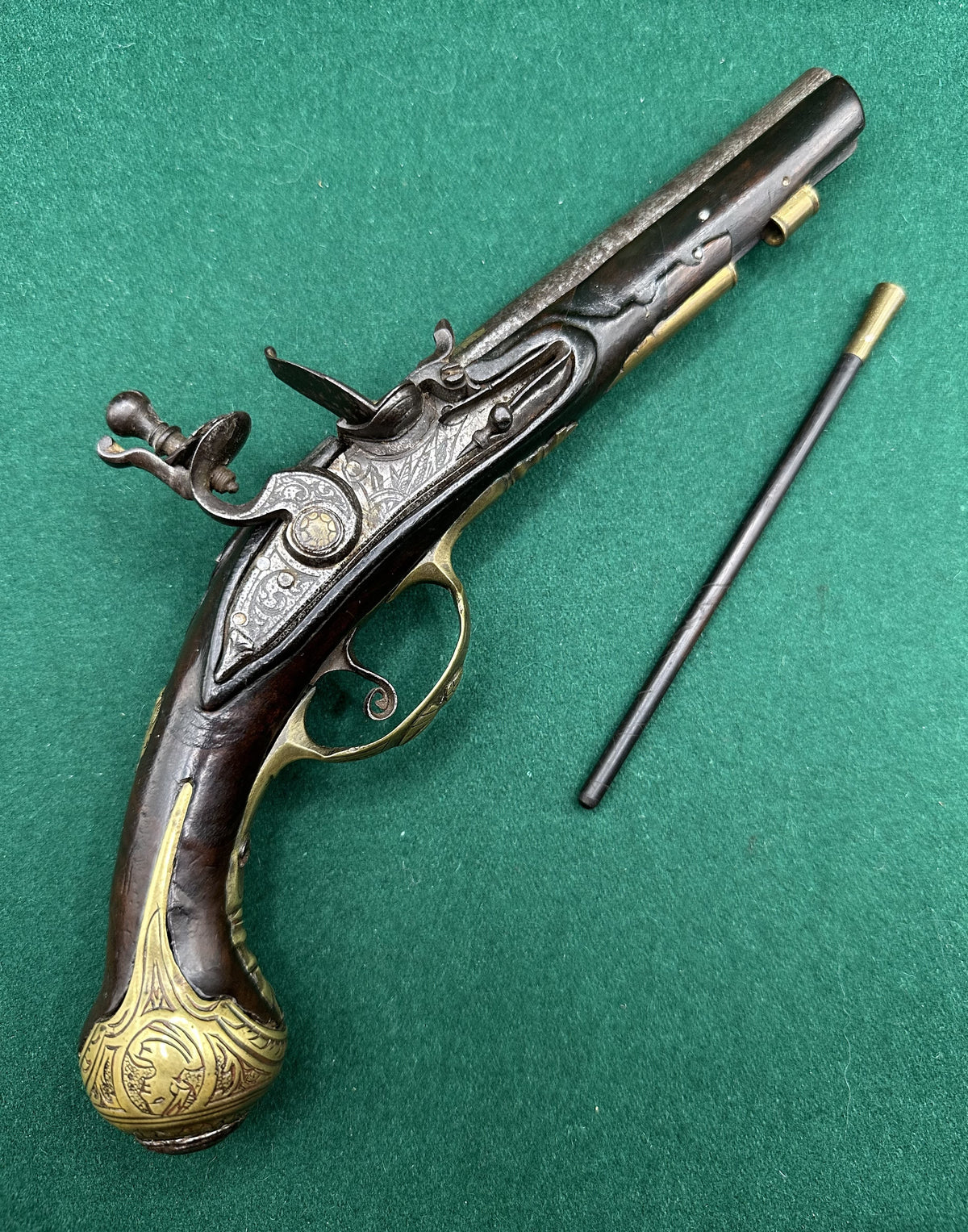 Beautiful Italian Flintlock Traveling Pistol