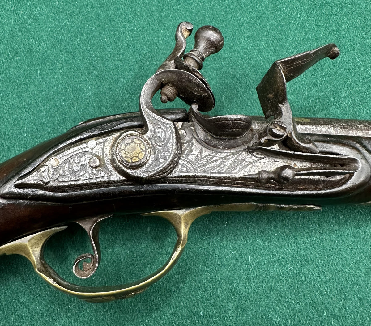 Beautiful Italian Flintlock Traveling Pistol