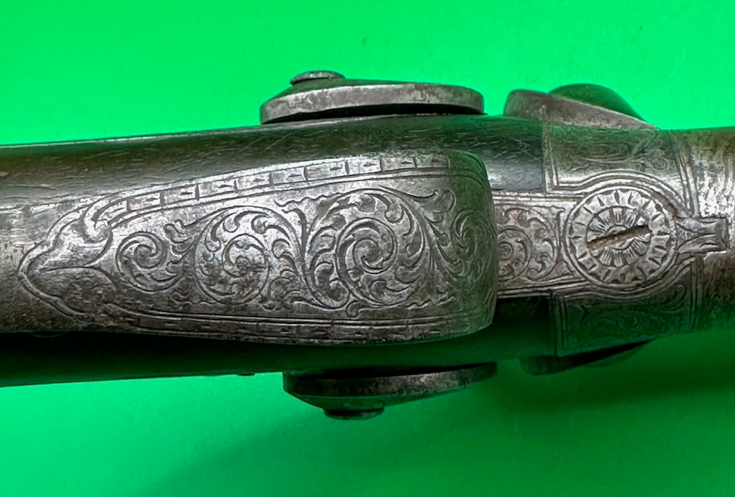Belgian Percussion Cap Howdah or Officers Pistol
