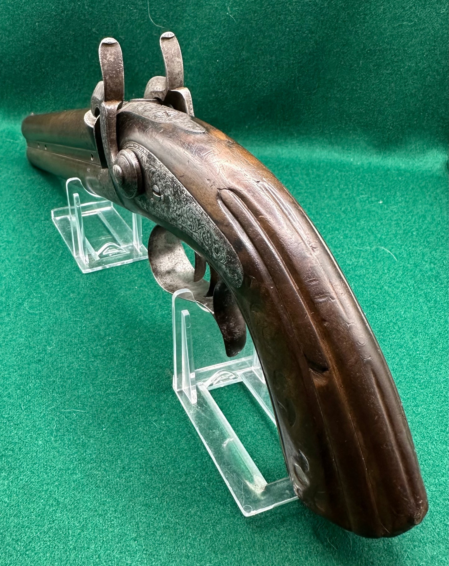 Belgian Percussion Cap Howdah or Officers Pistol