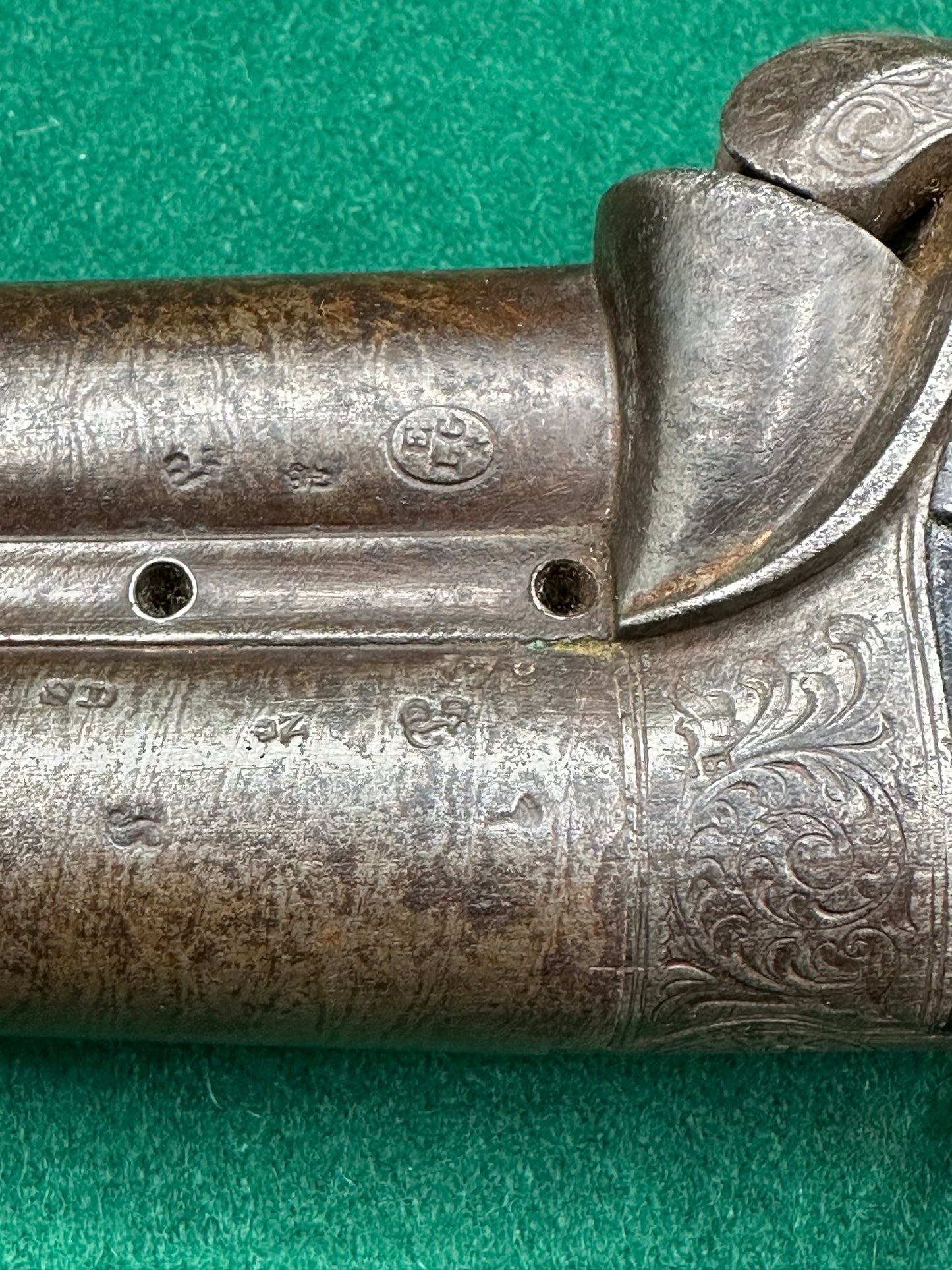 Belgian Percussion Cap Howdah or Officers Pistol