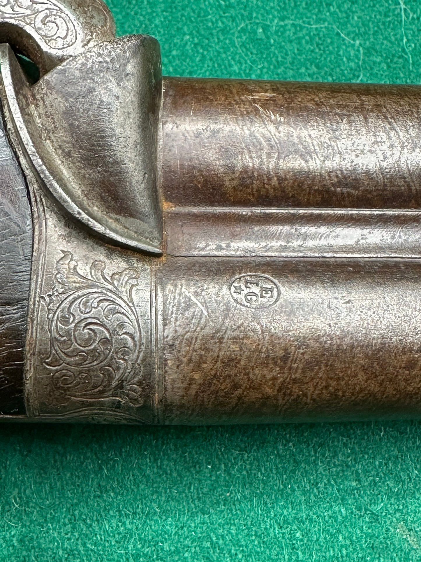 Belgian Percussion Cap Howdah or Officers Pistol