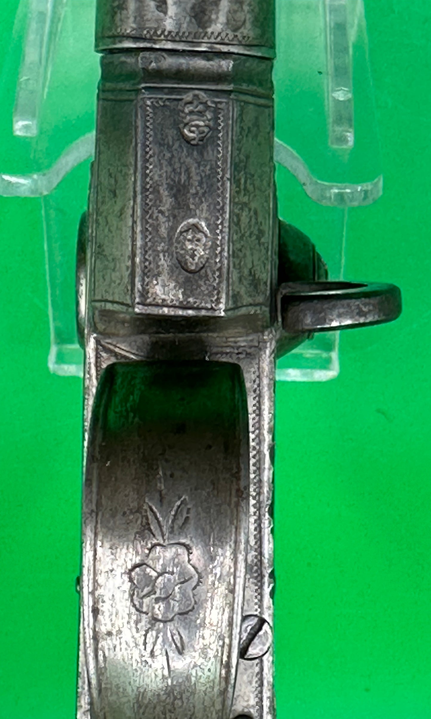 Tap Action Double Barreled Flintlock Pistol By P. Bond