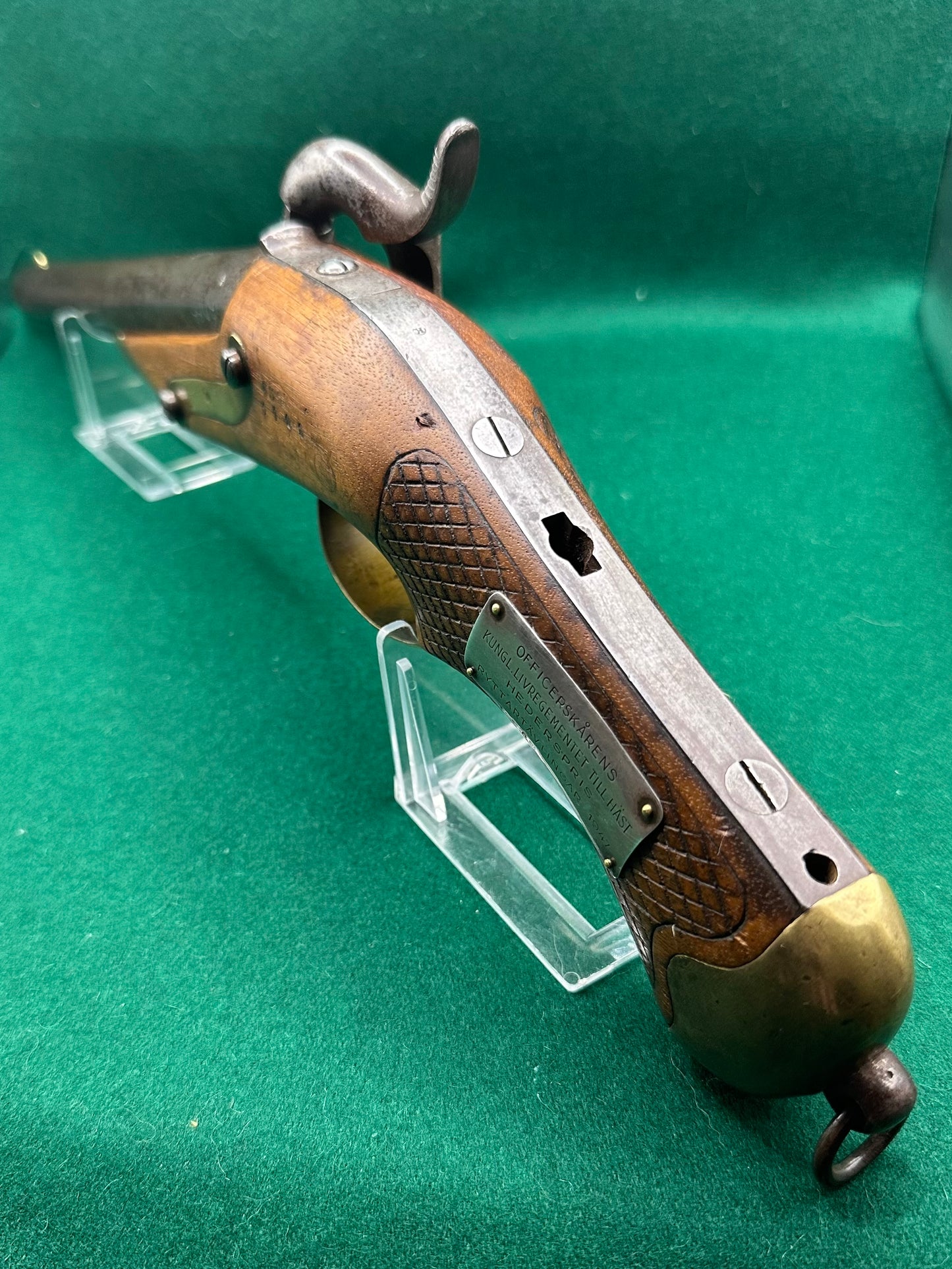 Scarce Swedish Model 1850 Cavalry Pistol