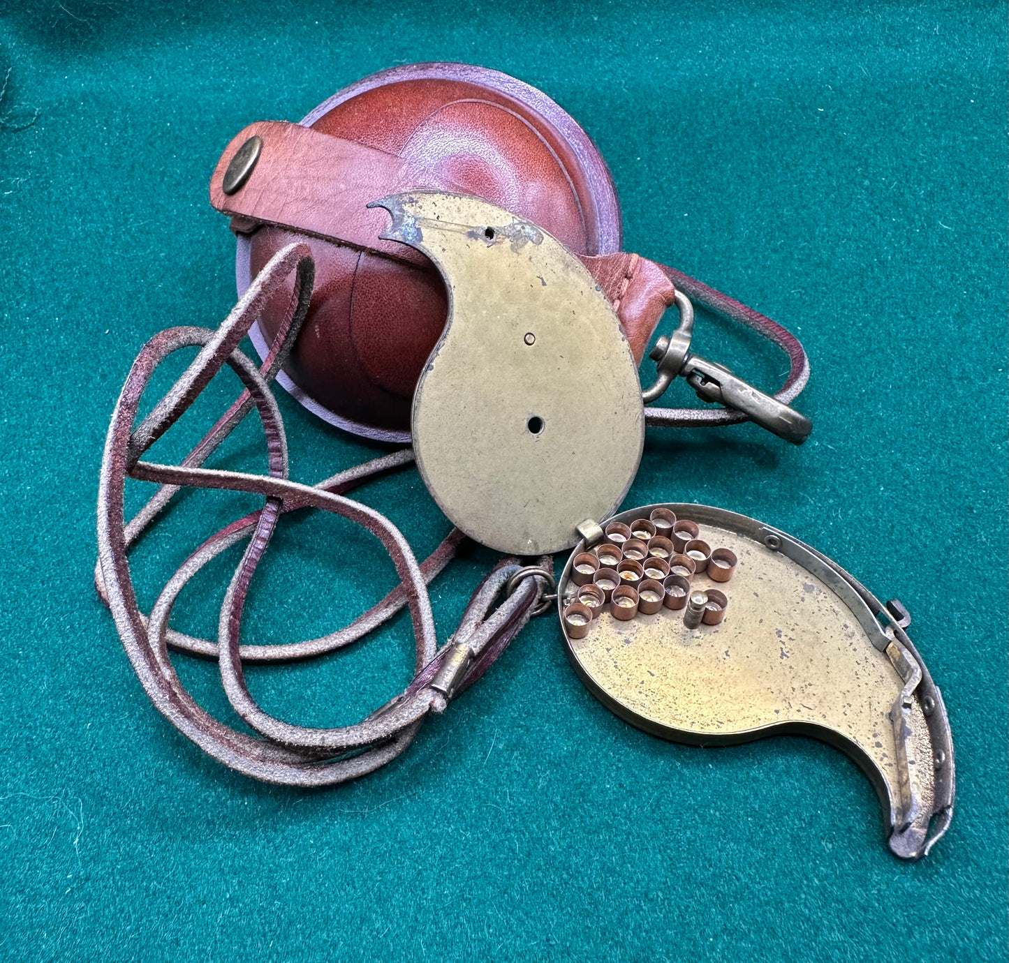 Reproduction Percussion Cap Dispenser And Shot Holder