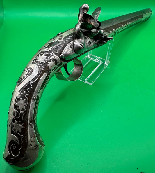 Beautiful Ottoman Flintlock Pistol With Balkan Influence