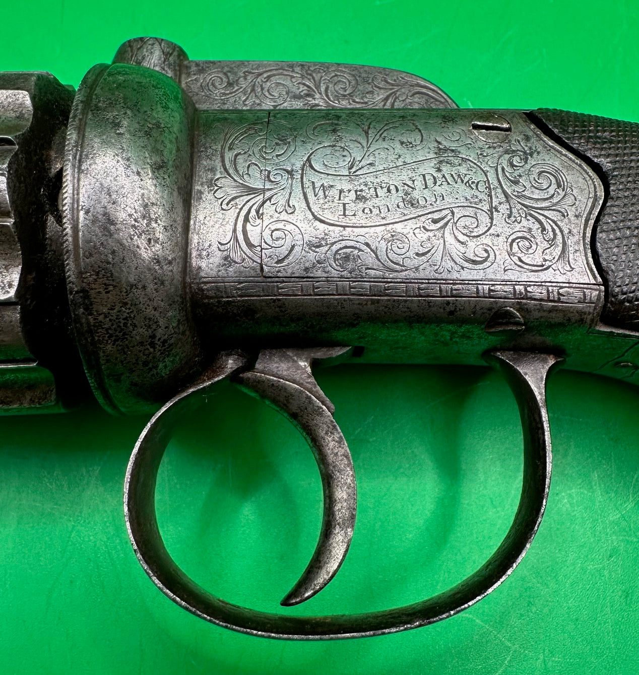 Rare 8 Shot Percussion Cap Pepperbox Revolver