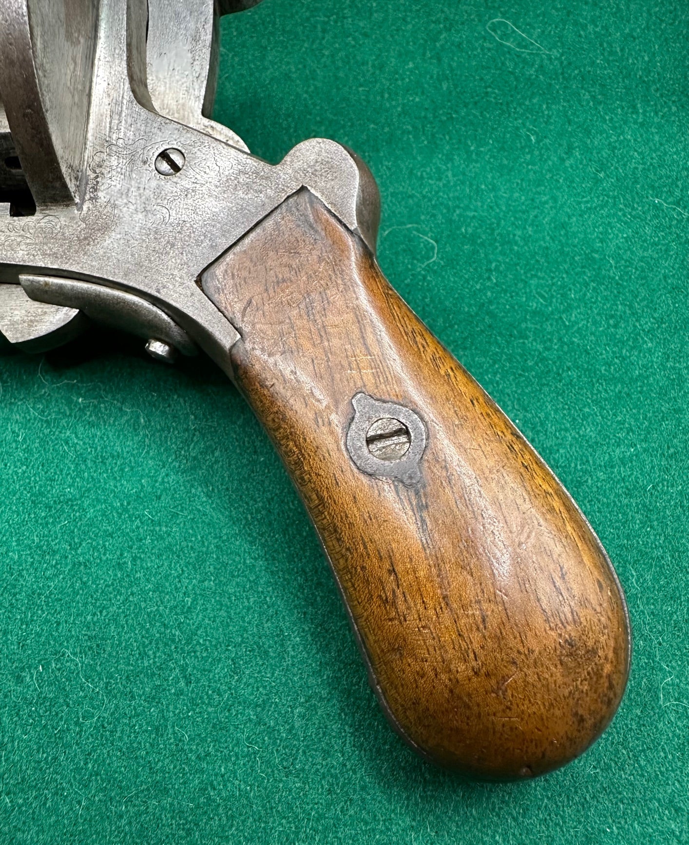 A Scarce 10 Shot French Pinfire Revolver