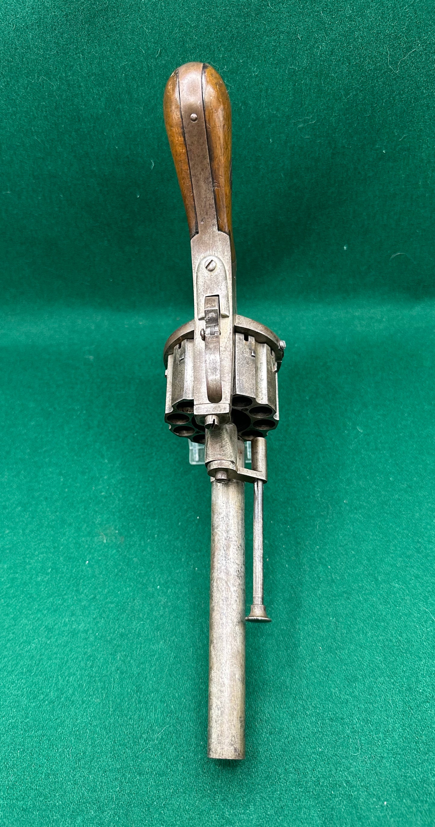 A Scarce 10 Shot French Pinfire Revolver