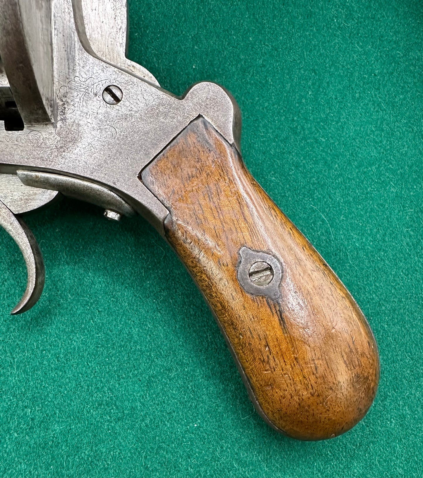 A Scarce 10 Shot French Pinfire Revolver