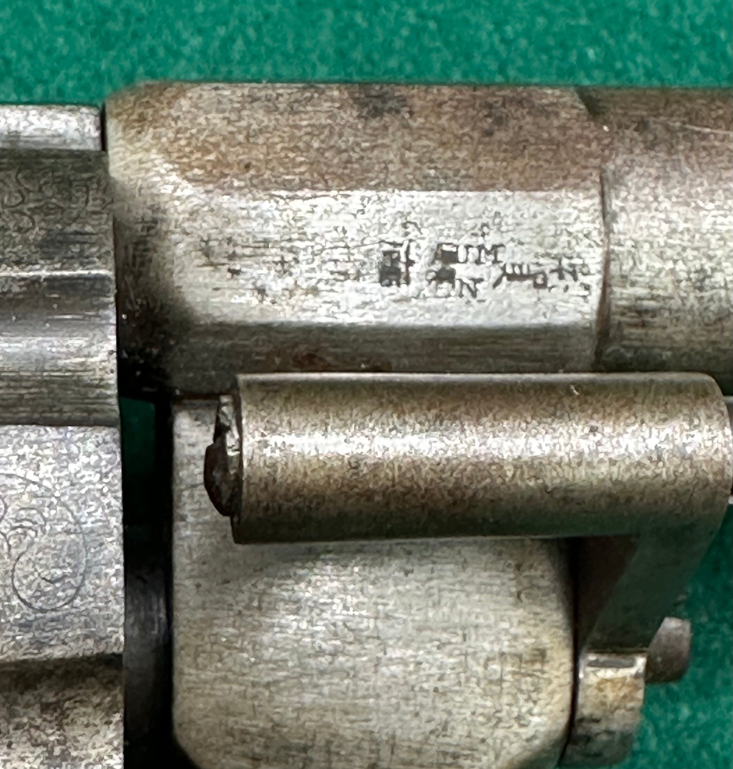 A Scarce 10 Shot French Pinfire Revolver