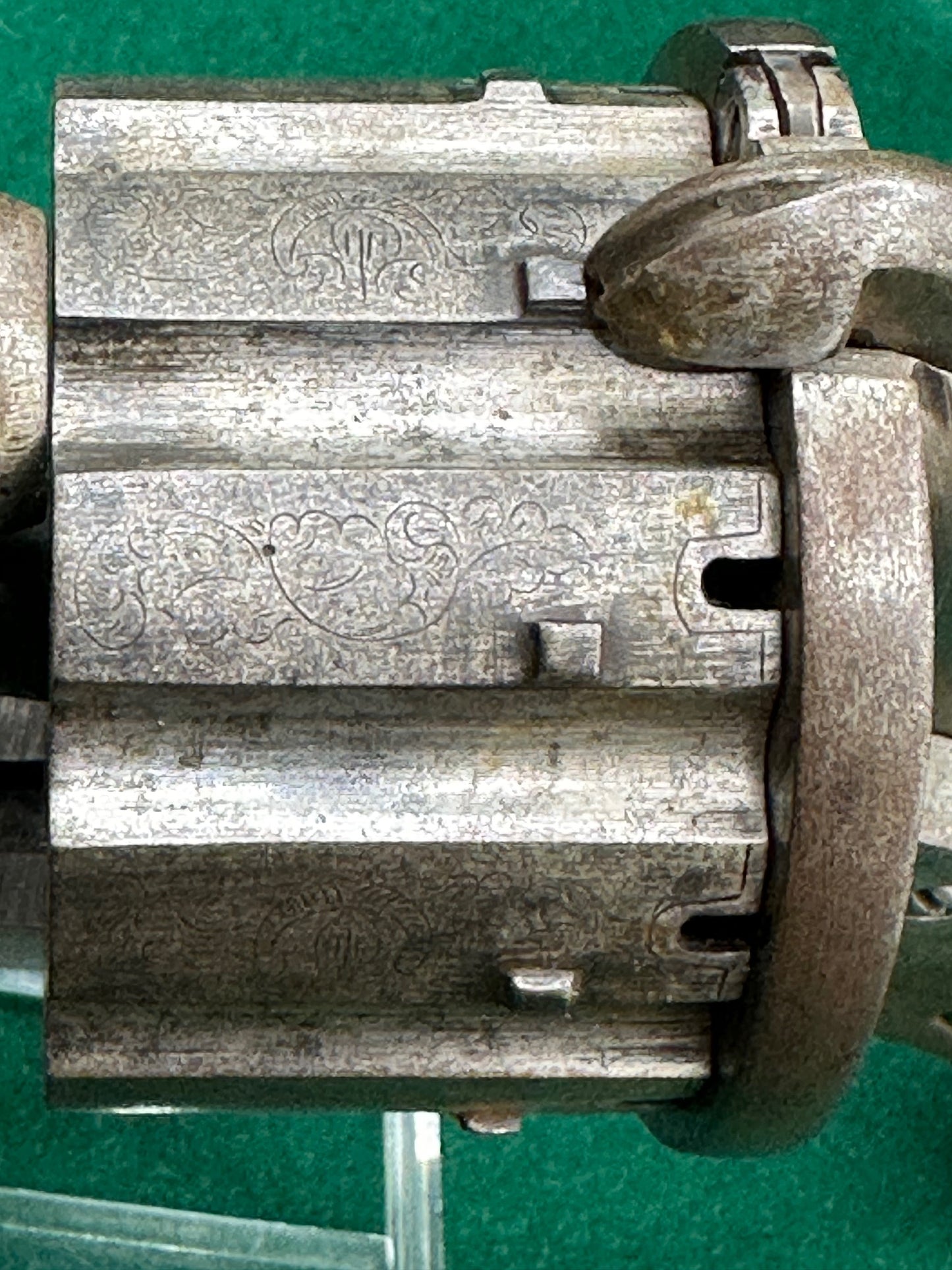 A Scarce 10 Shot French Pinfire Revolver