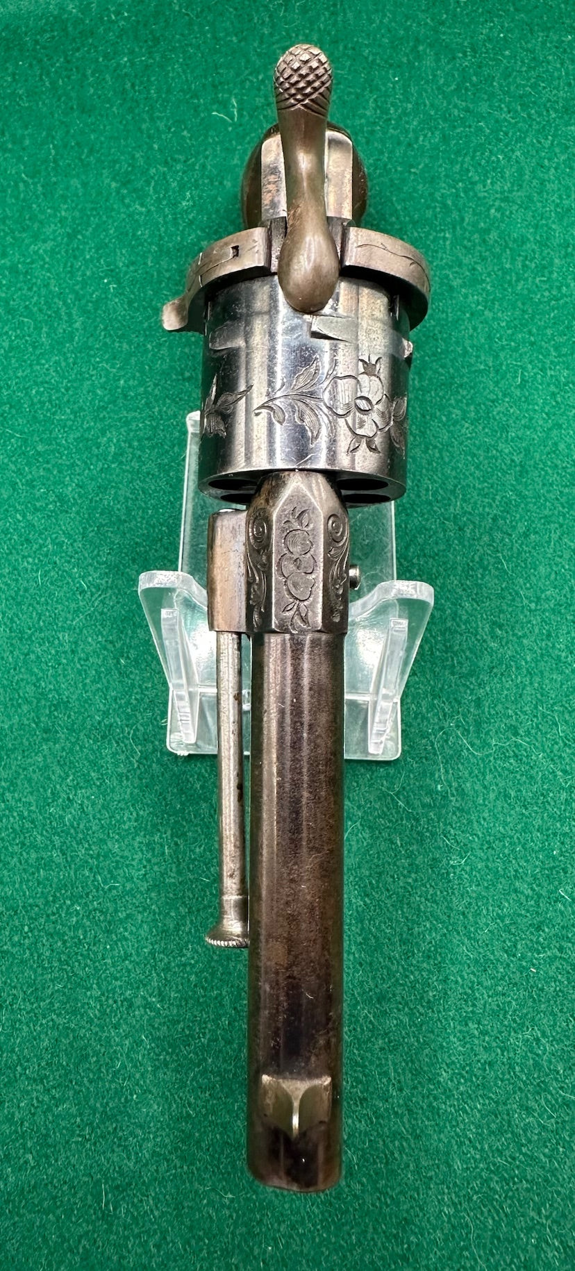 A Very Crisp Blued 7mm Pocket Pinfire Revolver