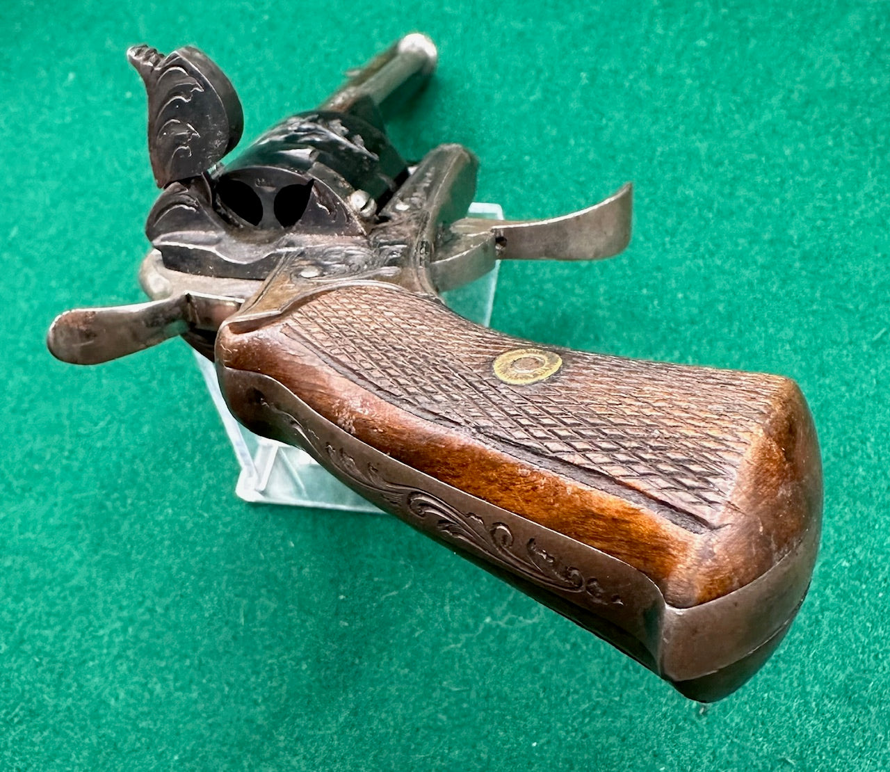 A Very Crisp Blued 7mm Pocket Pinfire Revolver