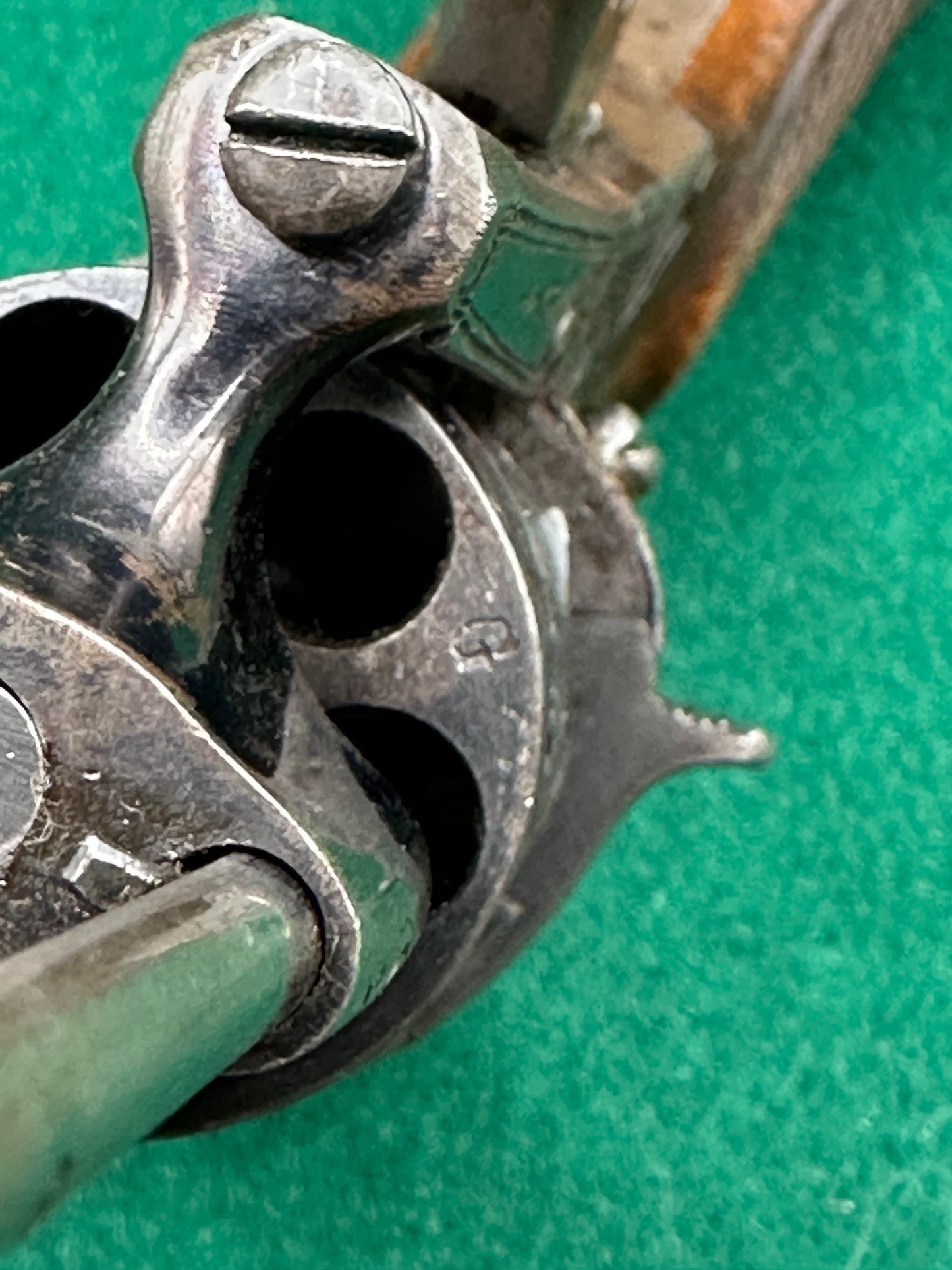 A Very Crisp Blued 7mm Pocket Pinfire Revolver