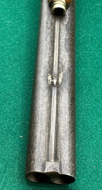 Exhibition Grade Double Barrelled Percussion Cap Pistol