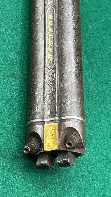 Exhibition Grade Double Barrelled Percussion Cap Pistol
