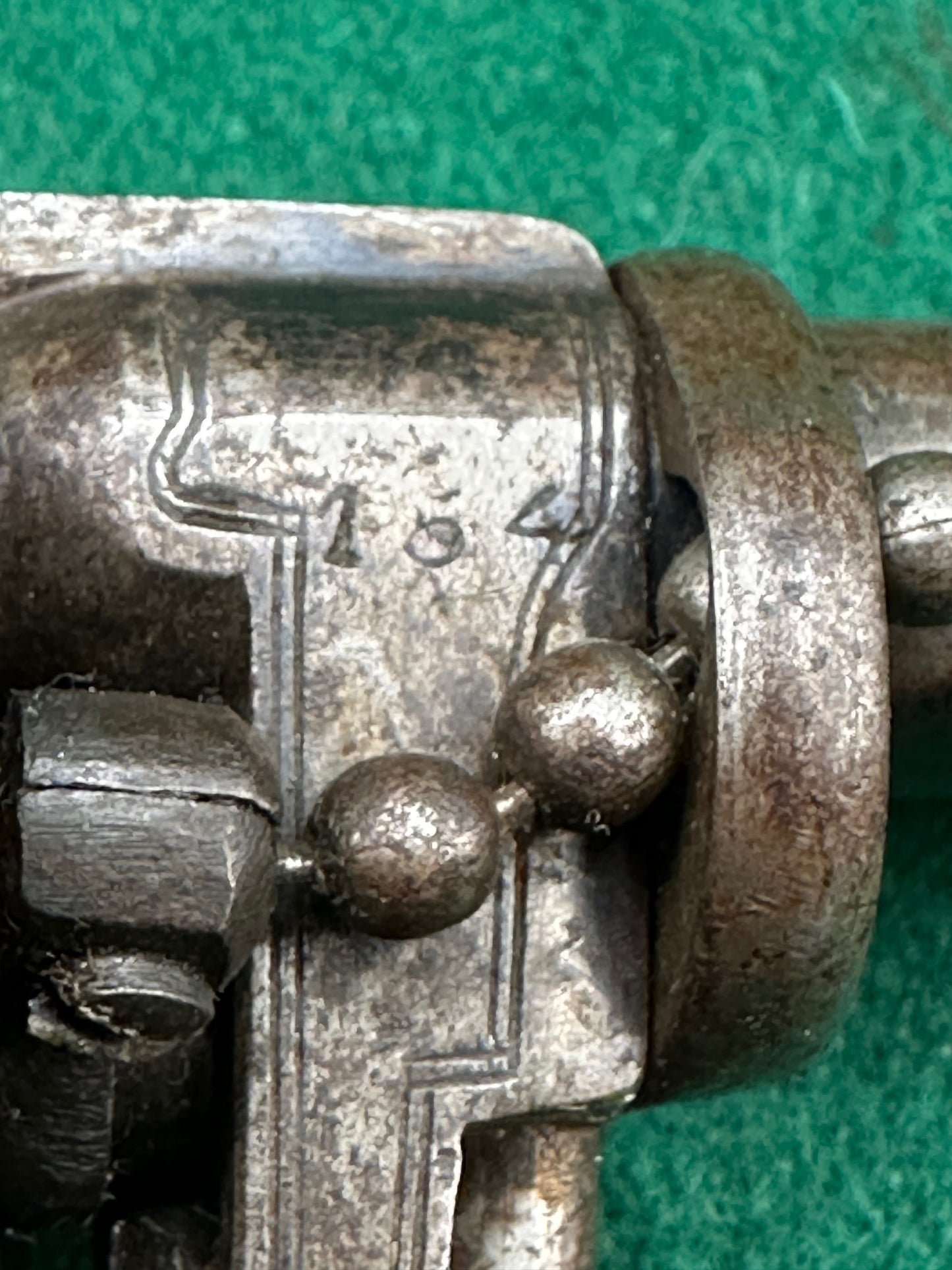 Rare Fagnus Patent English Closed Frame Pinfire Revolver