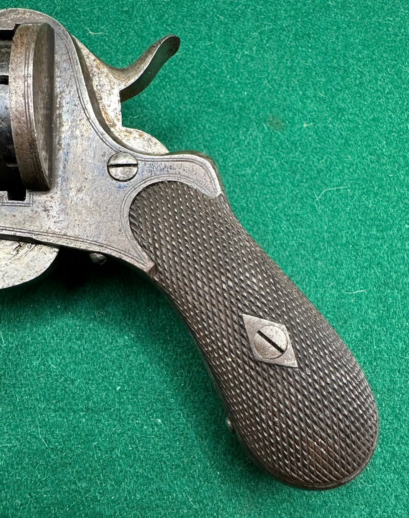 Rare Fagnus Patent English Closed Frame Pinfire Revolver
