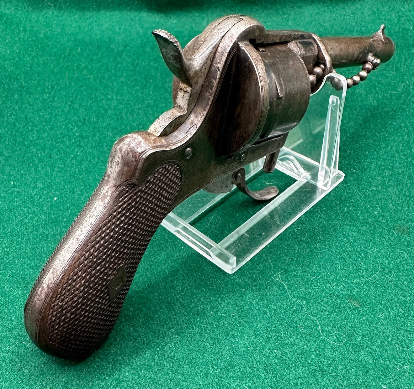 Rare Fagnus Patent English Closed Frame Pinfire Revolver