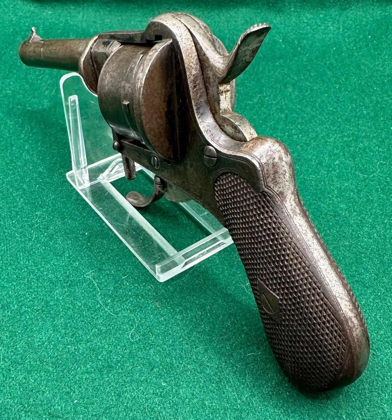 Rare Fagnus Patent English Closed Frame Pinfire Revolver