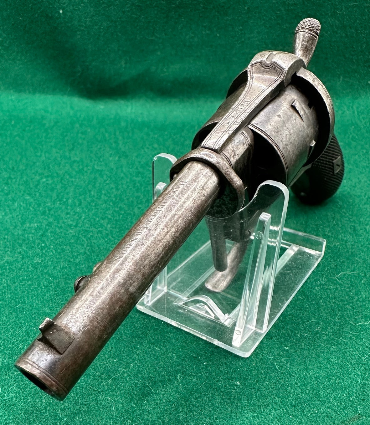 Rare Fagnus Patent English Closed Frame Pinfire Revolver
