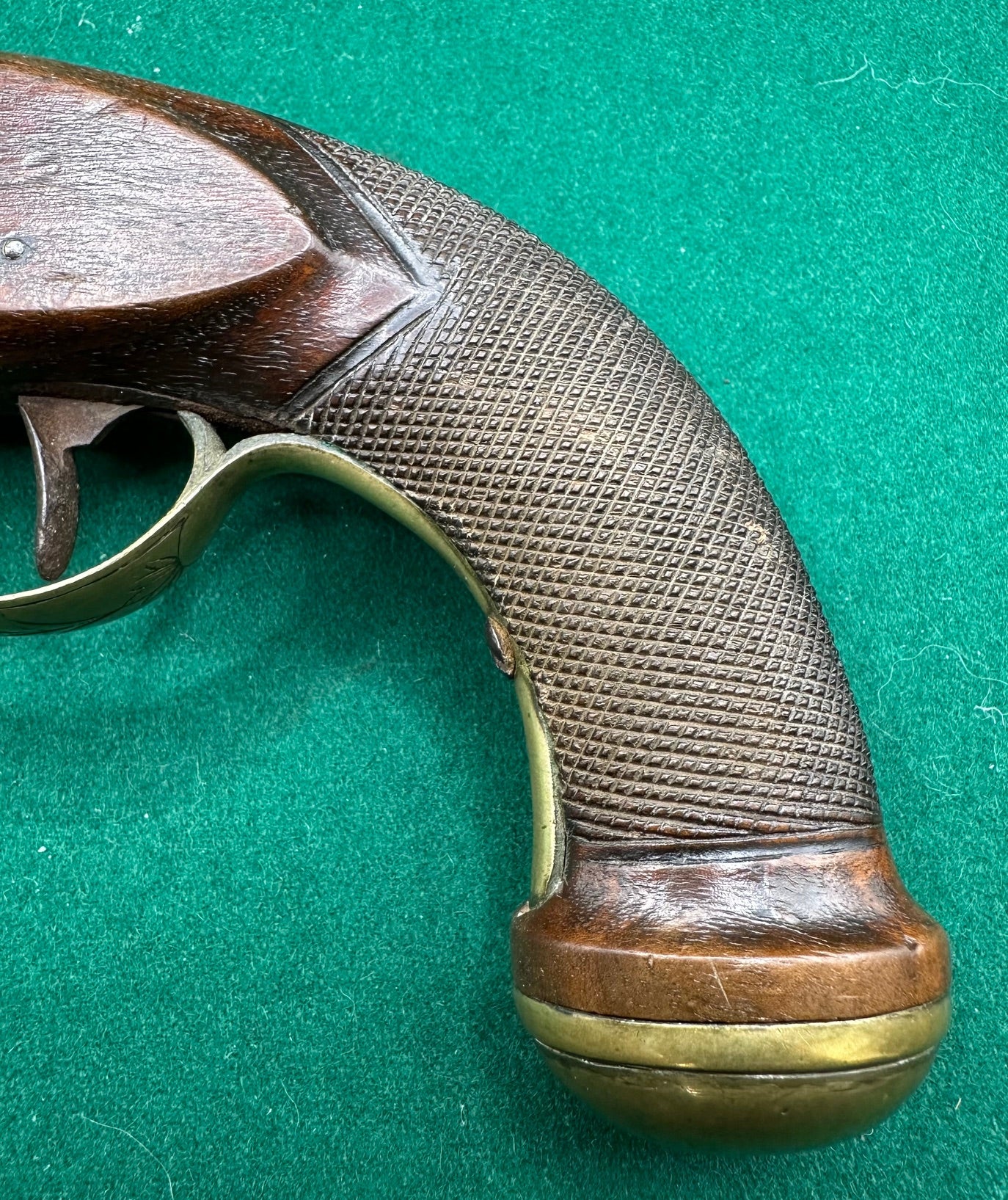 Brass Mounted Belgian Flintlock Officers Pistol