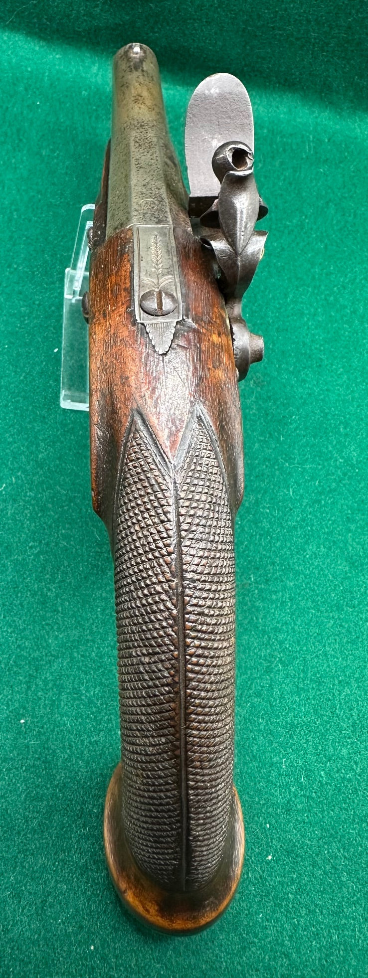 Brass Mounted Belgian Flintlock Officers Pistol