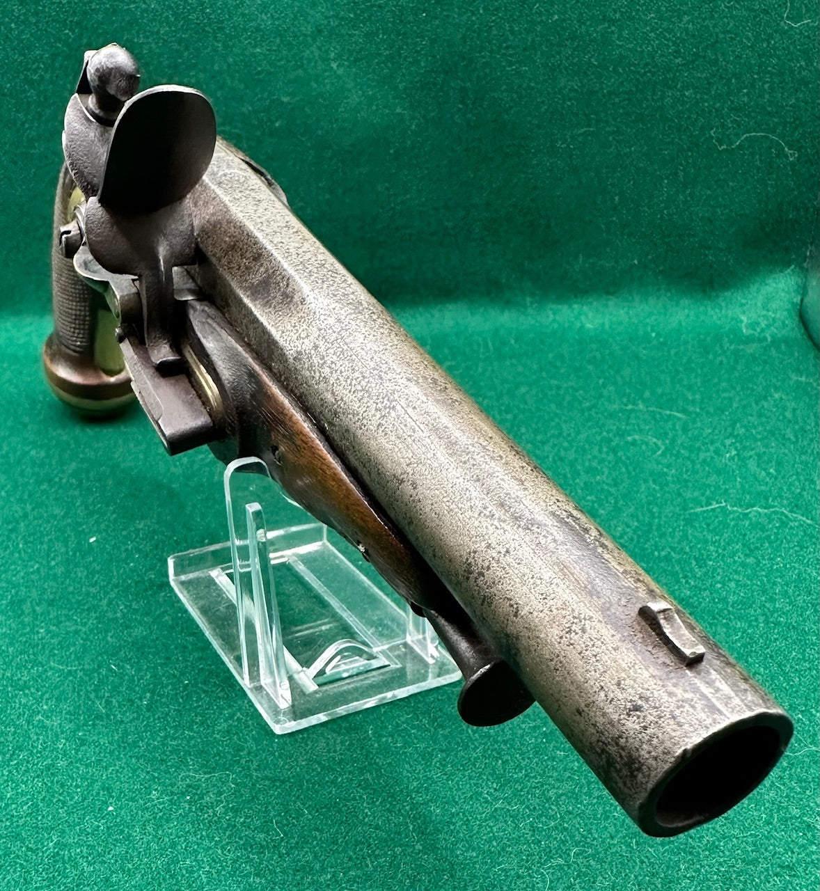 Brass Mounted Belgian Flintlock Officers Pistol