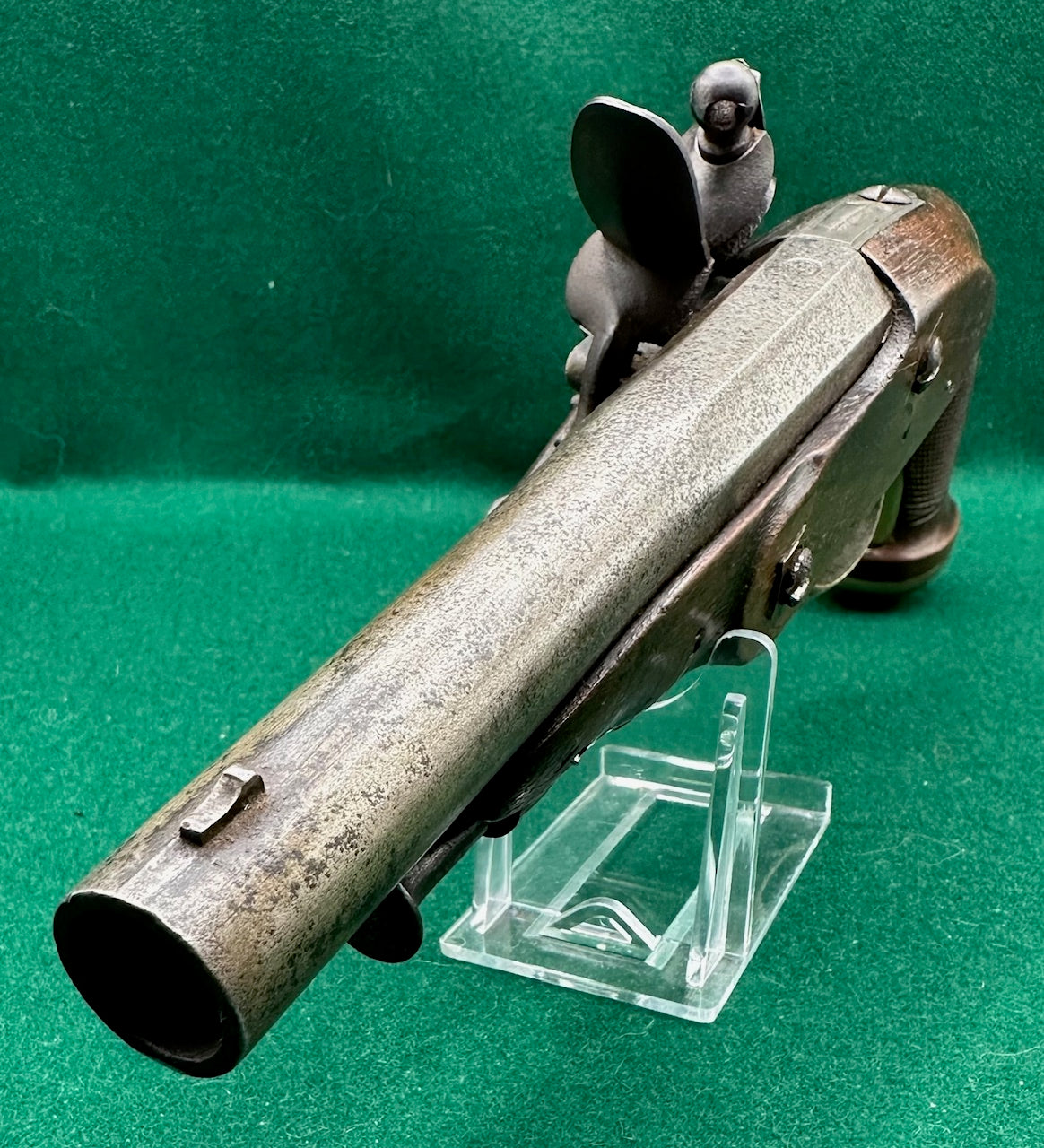 Brass Mounted Belgian Flintlock Officers Pistol
