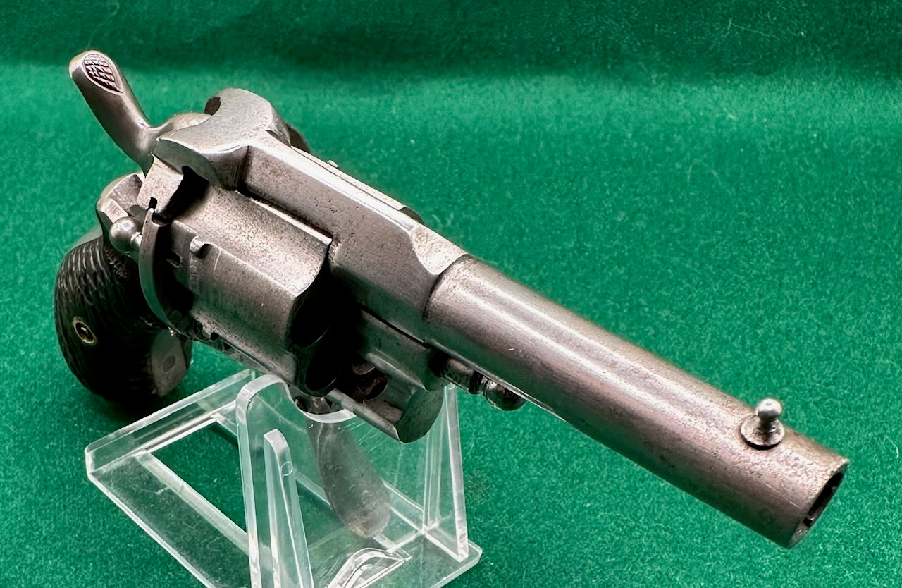 Pipe Cased Closed Frame Pinfire Pocket Revolver