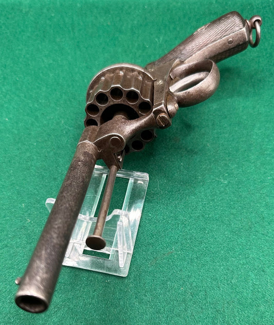 A Scarce 12 Shot Pinfire Revolver By J Chaineux