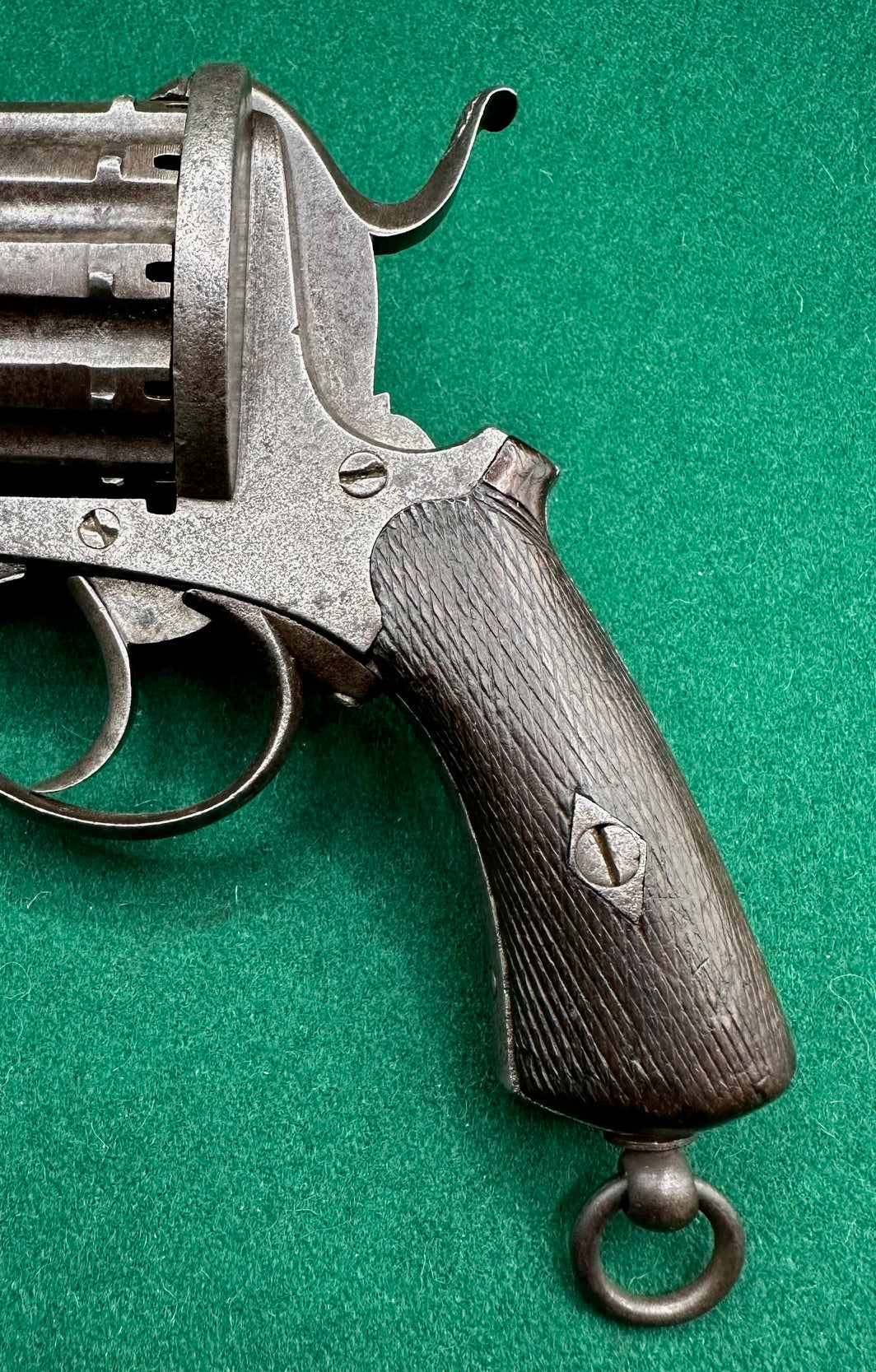 A Scarce 12 Shot Pinfire Revolver By J Chaineux