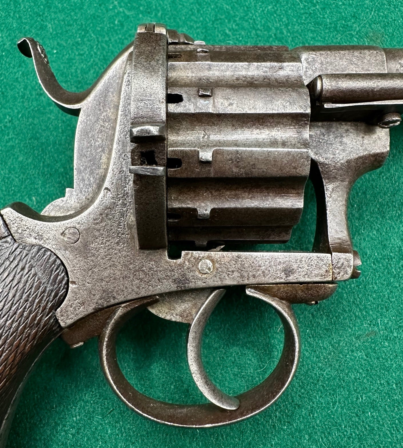 A Scarce 12 Shot Pinfire Revolver By J Chaineux