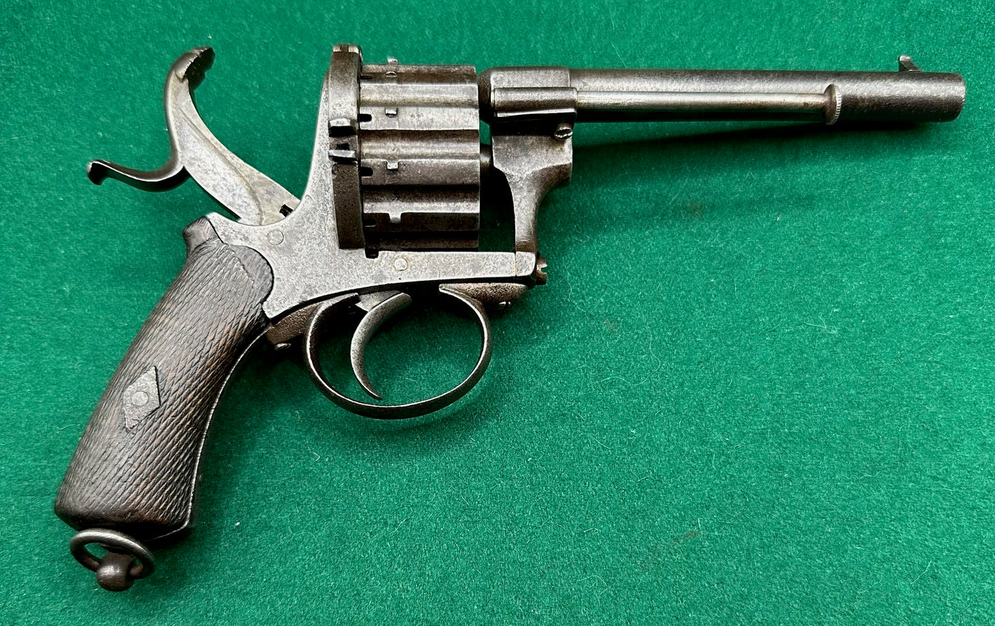 A Scarce 12 Shot Pinfire Revolver By J Chaineux