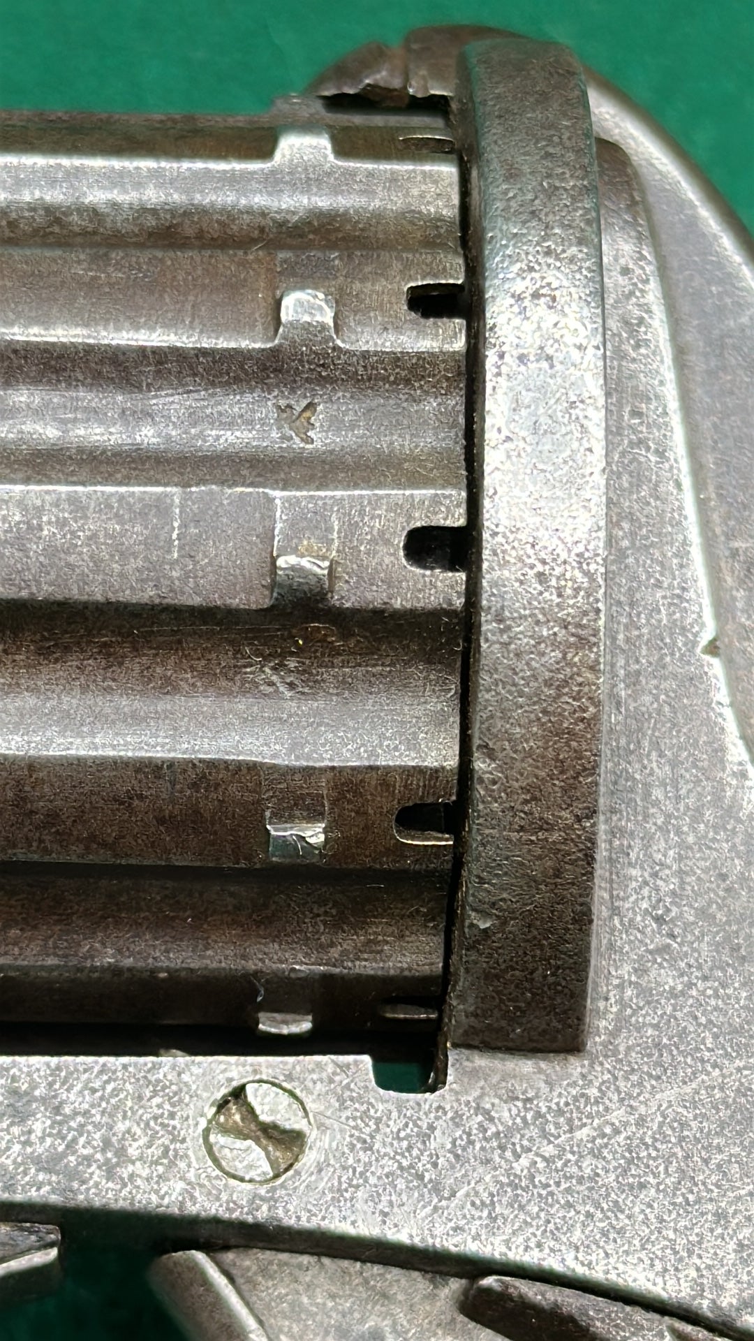 A Scarce 12 Shot Pinfire Revolver By J Chaineux