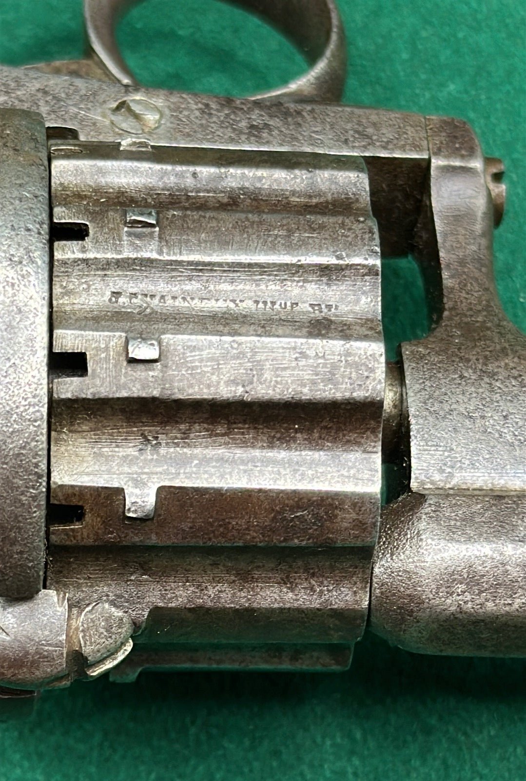 A Scarce 12 Shot Pinfire Revolver By J Chaineux