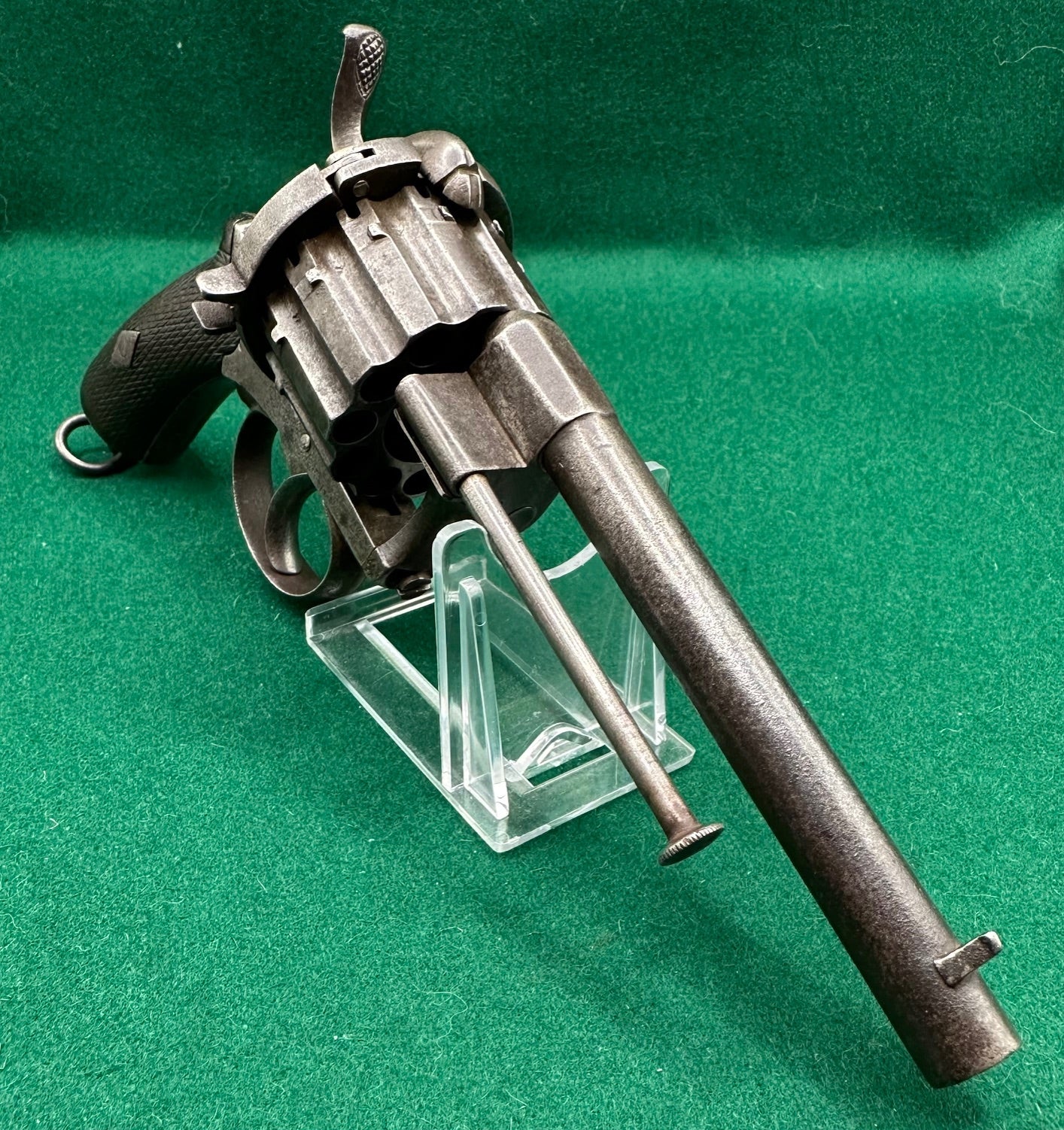 A Scarce 12 Shot Pinfire Revolver By J Chaineux