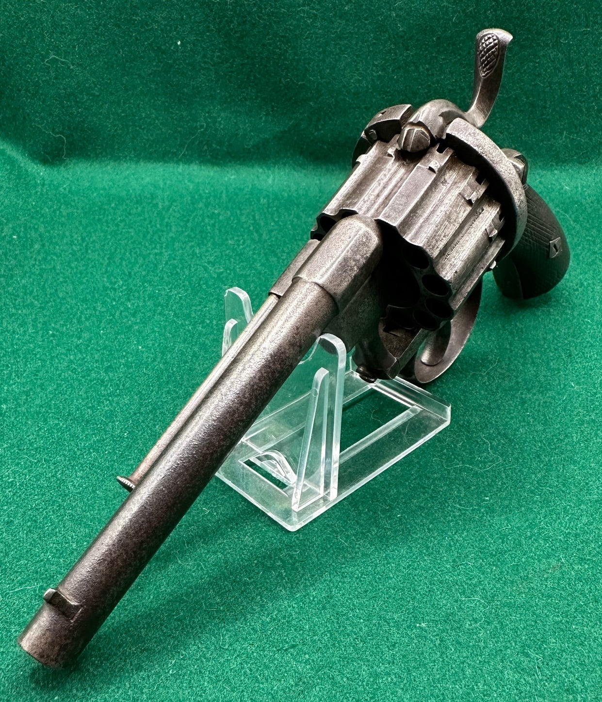 A Scarce 12 Shot Pinfire Revolver By J Chaineux