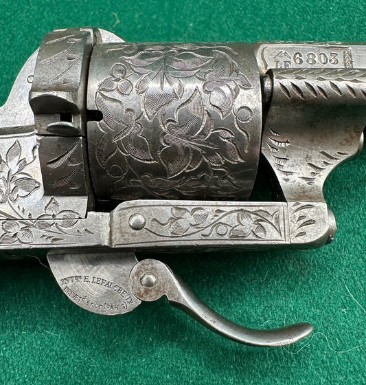 A Fine 1856 Model Lefaucheux Self Cocking Revolver