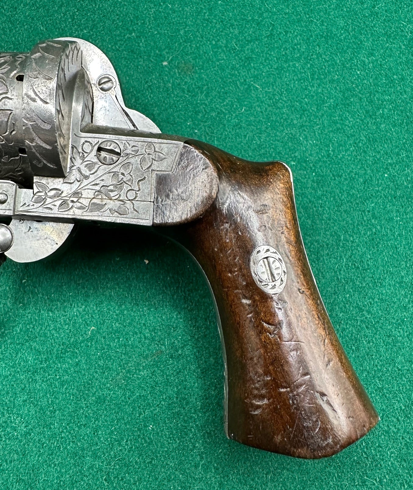 A Fine 1856 Model Lefaucheux Self Cocking Revolver