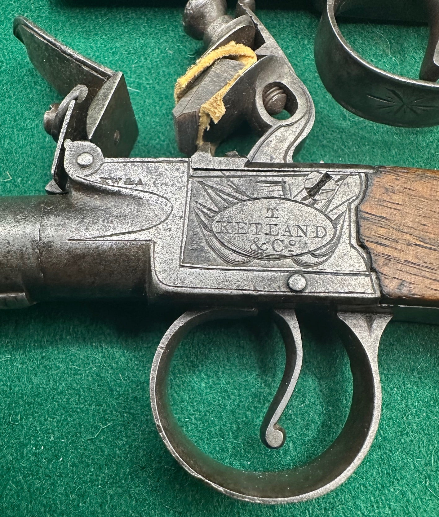 A Cased Pair of Flintlock Ketland & Co Pocket Pistols