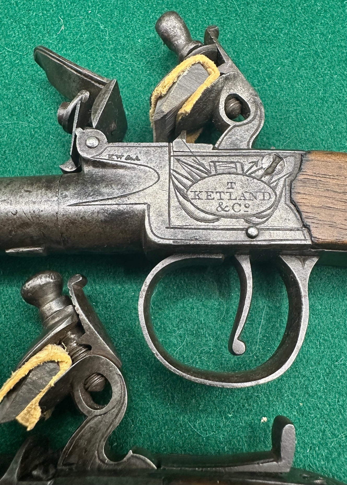A Cased Pair of Flintlock Ketland & Co Pocket Pistols