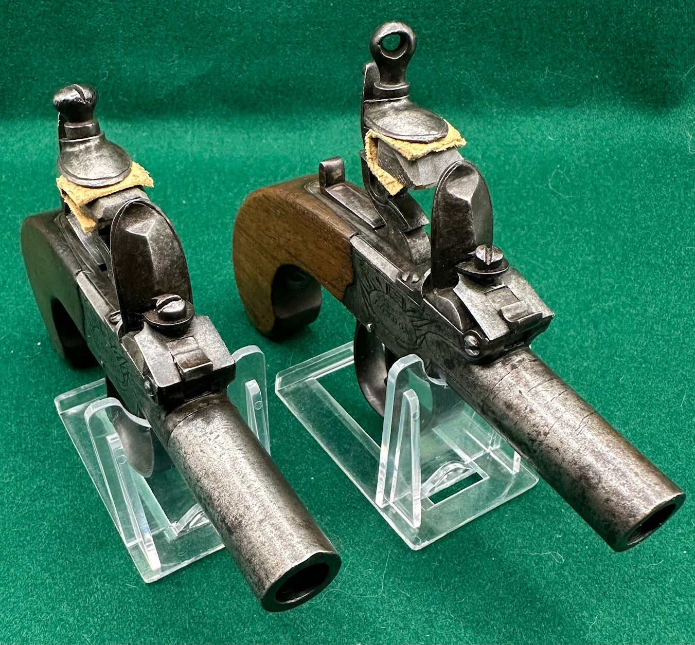 A Cased Pair of Flintlock Ketland & Co Pocket Pistols