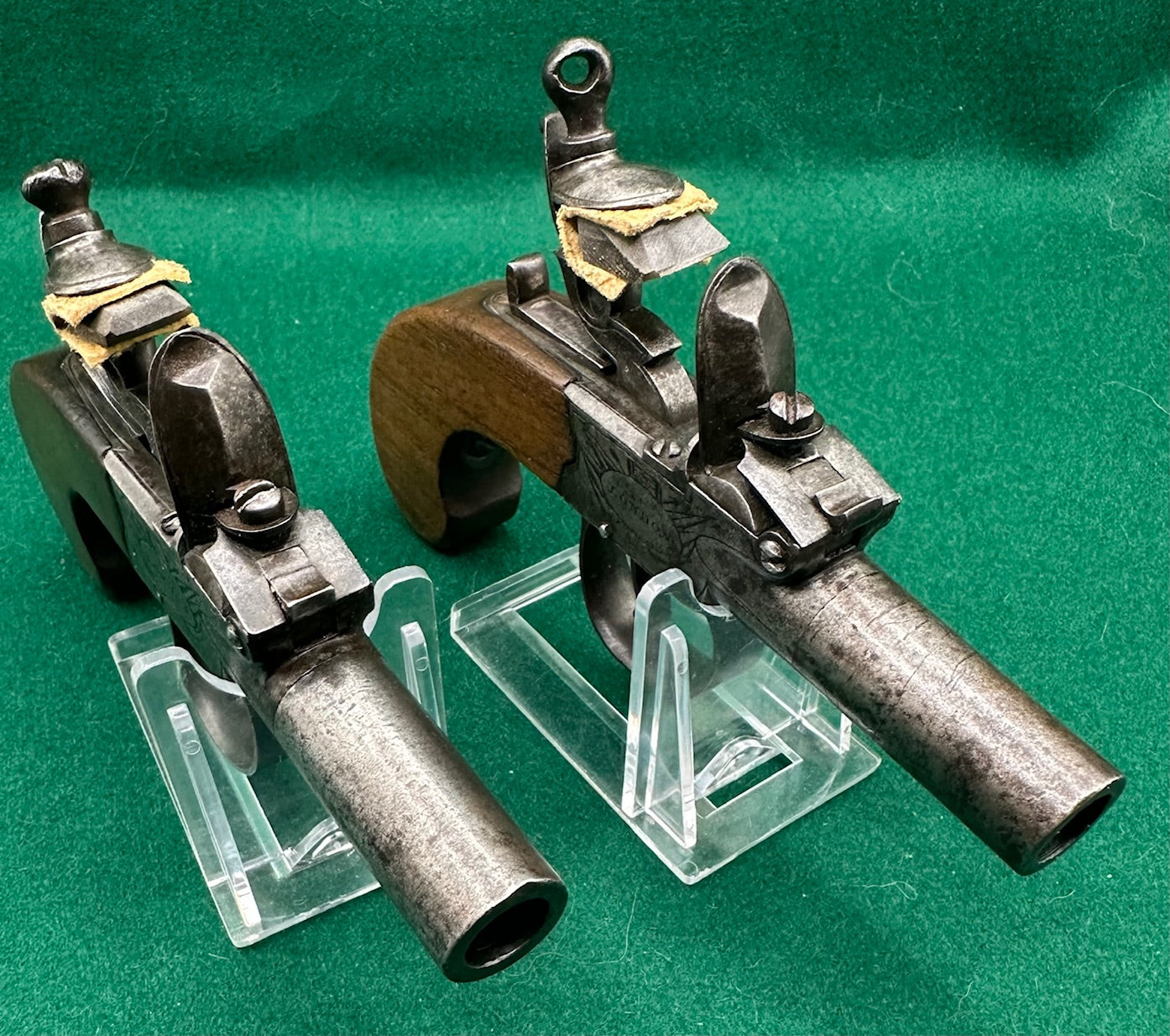 A Cased Pair of Flintlock Ketland & Co Pocket Pistols